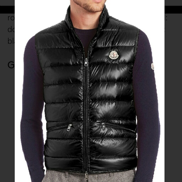 moncler gui vest black moncler gui vest black